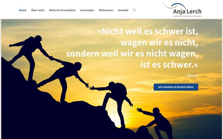 Screenshot of anja-lerch.de
