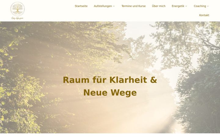 Screenshot di anja-wagner.com