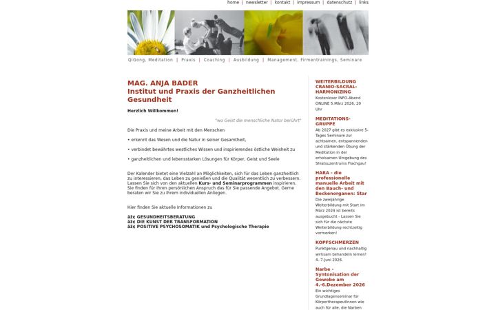 Screenshot of anjabader.at