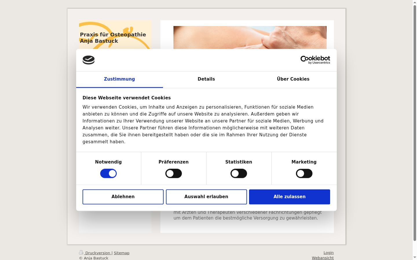 Sutikimo reklamjuostės, rodytos prieš bet kokią sąveiką, ekrano kopija