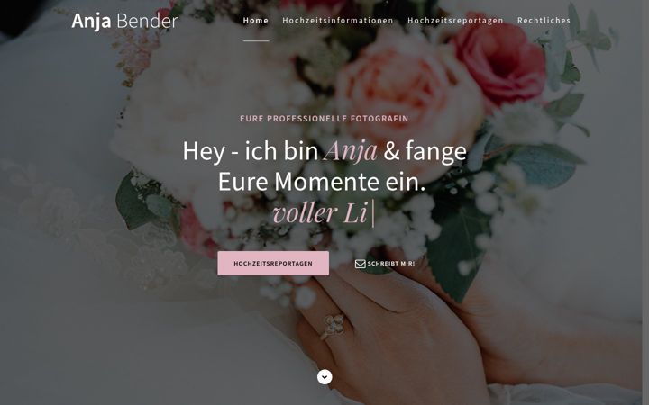 Screenshot of anjabender.com