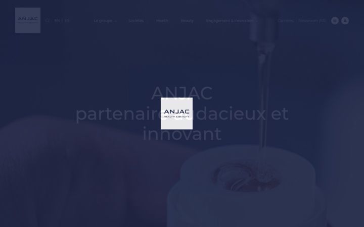 Screenshot di anjac.com