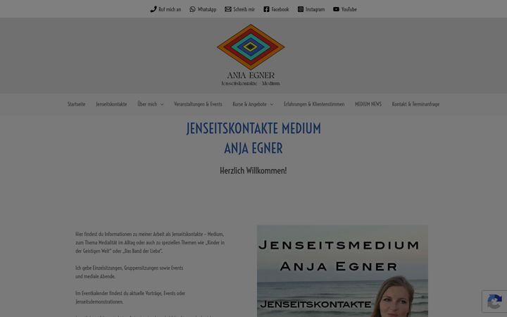 Screenshot of anjaegner.de