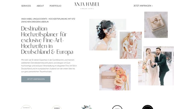 Screenshot of anjahabel.com