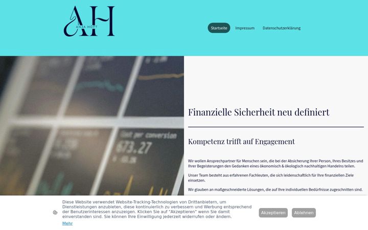 Screenshot of anjahoeft-finanzen.de