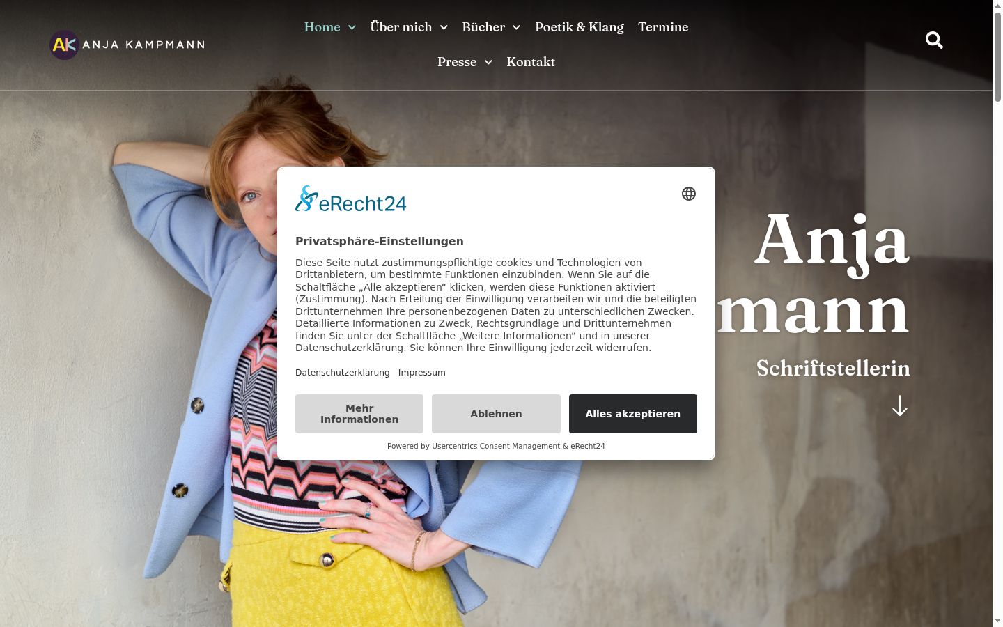 Sutikimo reklamjuostės, rodytos prieš bet kokią sąveiką, ekrano kopija