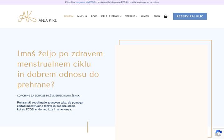 Screenshot of anjakikl.si