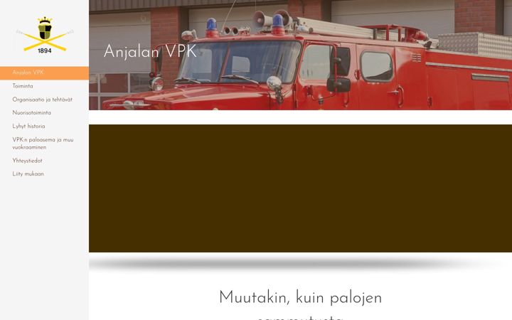 Screenshot ta' anjalanvpk.fi