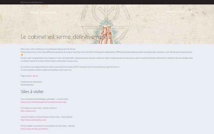 Screenshot του anjali-ayurveda.ch