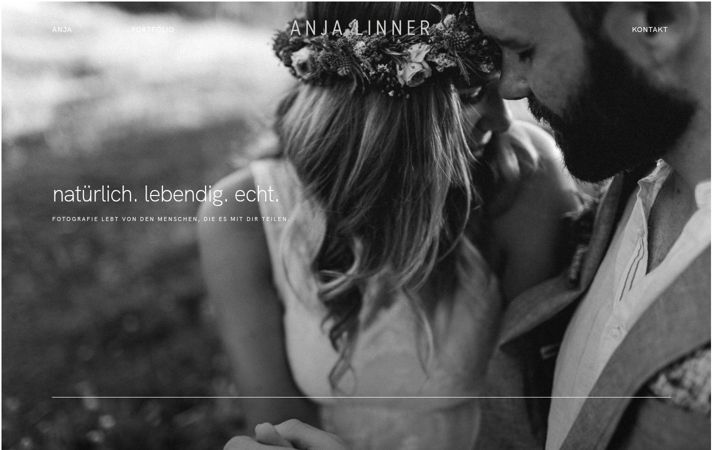 Screenshot of anjalinnerfotografie.de