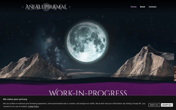 Screenshot of anjalipiramal.com