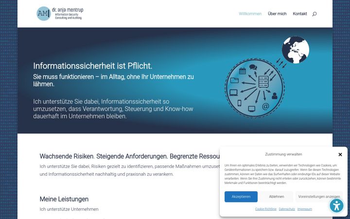 Screenshot ta' anjamentrup.de