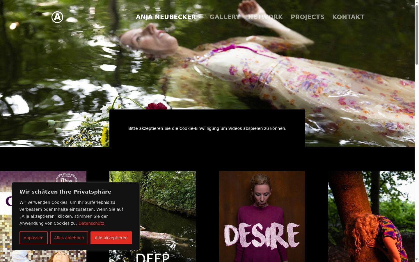 Screenshot tal-banner tal-kunsens muri qabel kwalunkwe interazzjoni
