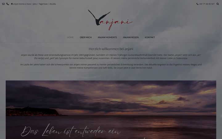 Screenshot di anjani.de