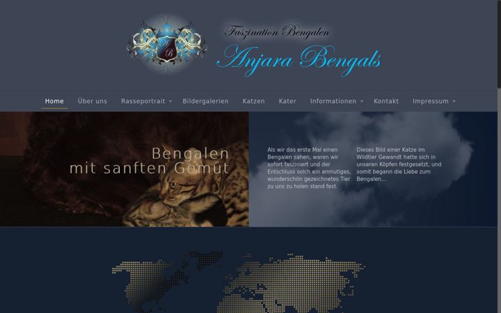 Screenshot of anjara-bengals.de
