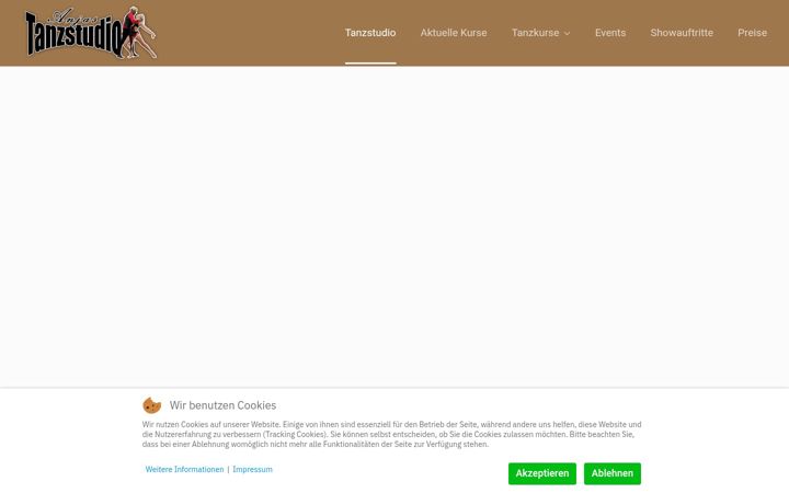 Screenshot of anjas-tanzstudio.de