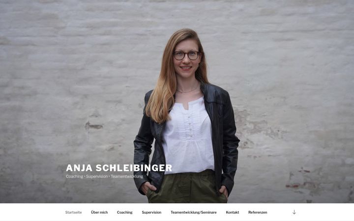 Screenshot of anjaschleibinger.de