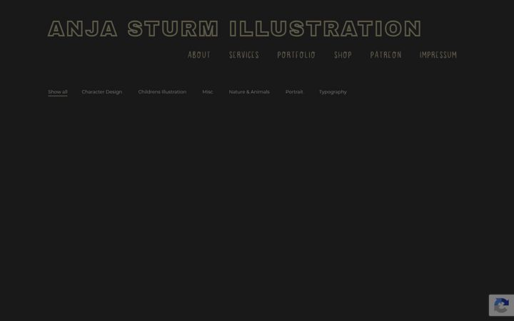 Screenshot di anjasturm.com
