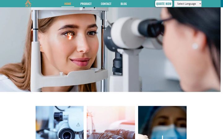 Screenshot of anjmed.com
