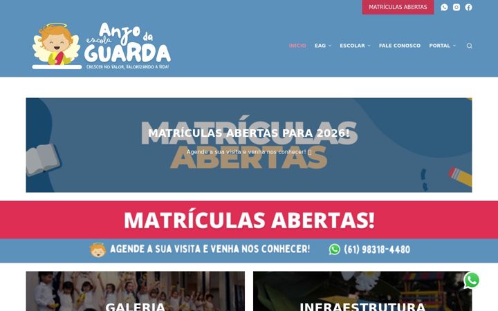 Screenshot of anjodaguardabrasilia.com.br
