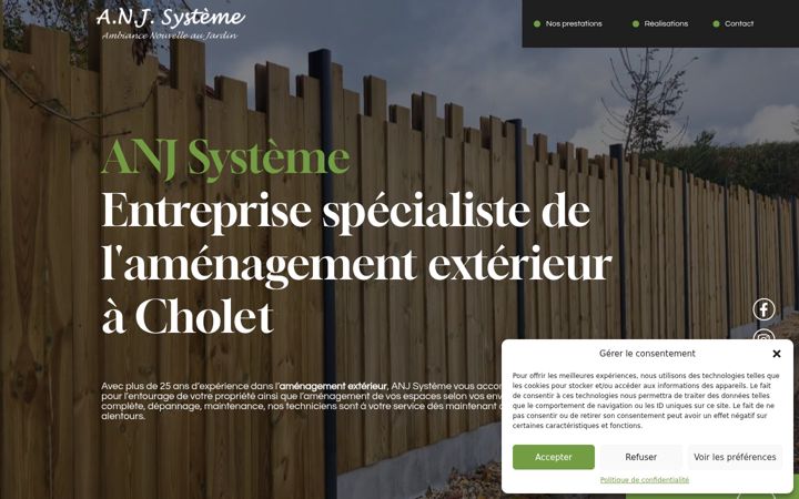Screenshot of anjsysteme.fr