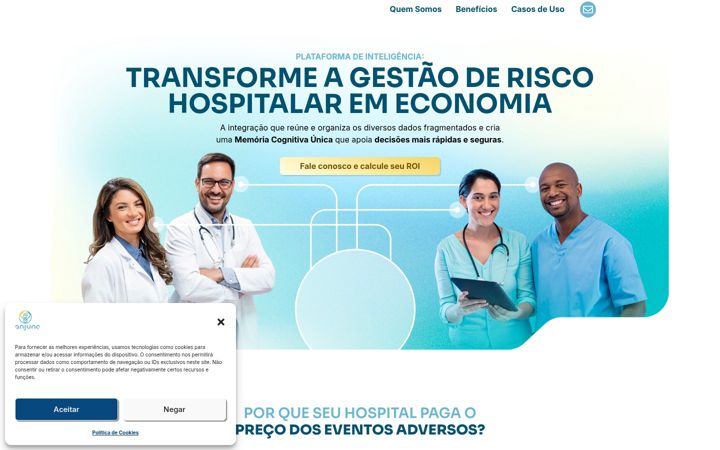 Screenshot von anjuna-tech.com