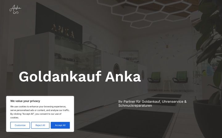 Képernyőkép: anka-goldankauf.de