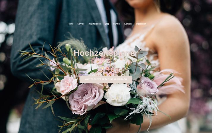 Képernyőkép: anka-hochzeitsplanung.de