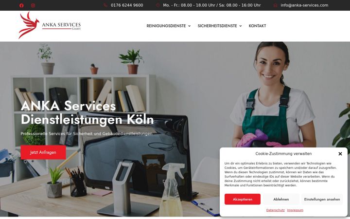 Screenshot of anka-services.com