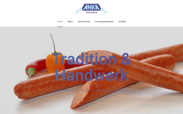 Screenshot of anka.at