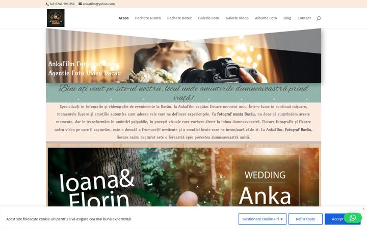 Skærmbillede af ankafilm.ro