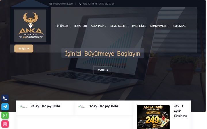 Screenshot του ankagpstakip.com