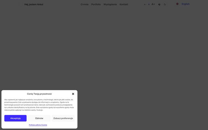 Screenshot of ankajot.pl