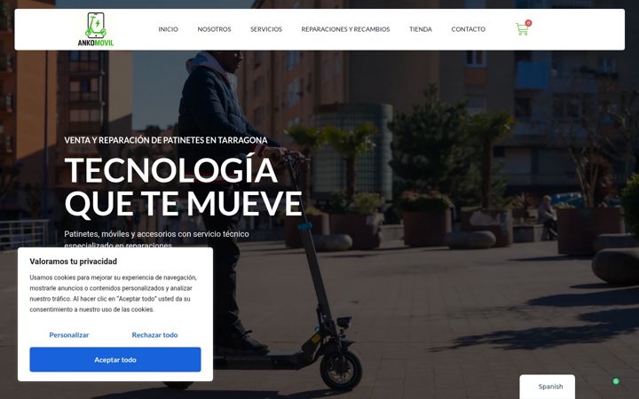 Screenshot of ankamovil.com