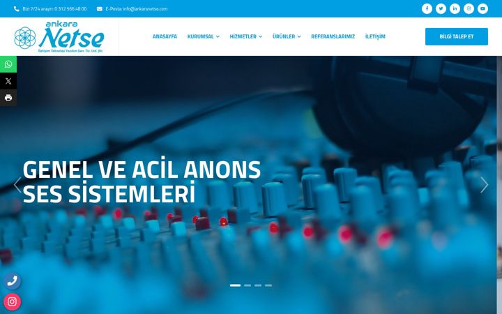 Screenshot of ankaranetse.com