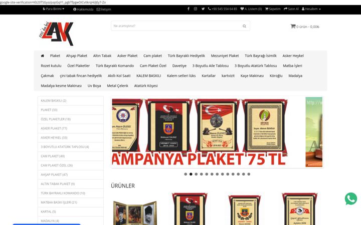 Screenshot of ankarareklam.net