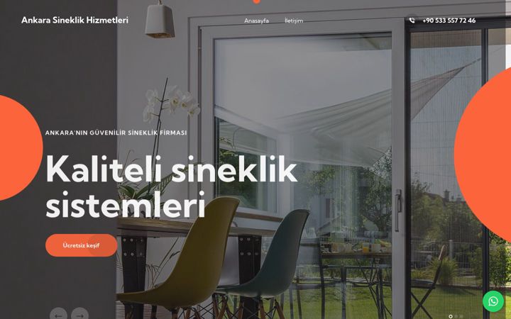 Screenshot of ankarasineklik.net