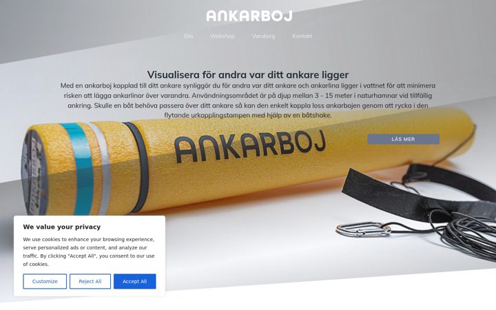 Zrzut ekranu ankarboj.se