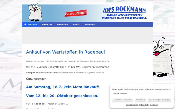 Screenshot of ankasero.de