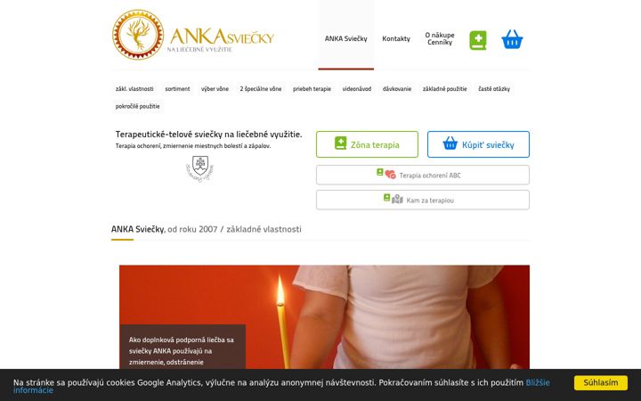 Snímek obrazovky ankasviecky.sk