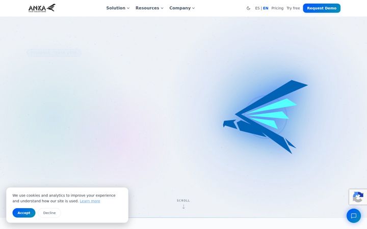 Screenshot von ankatech.co