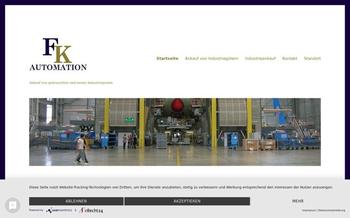Screenshot of ankauf-industrie.de