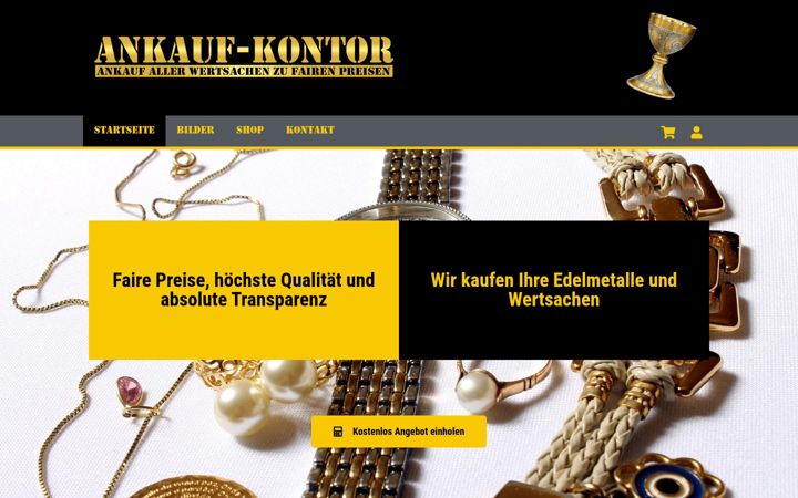 Screenshot of ankauf-kontor.com