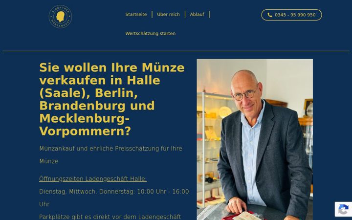 Screenshot of ankaufmuenzen.de