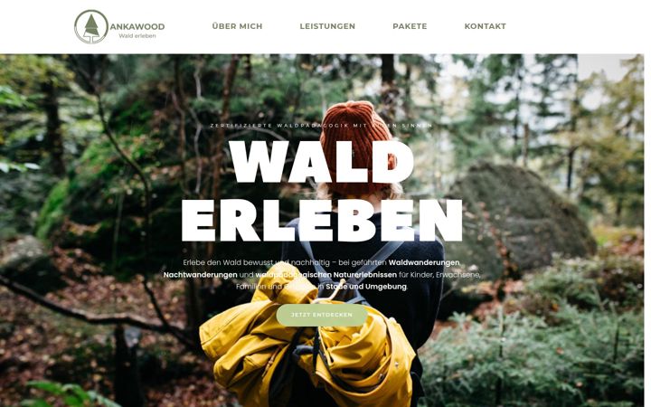 Screenshot of ankawood.de