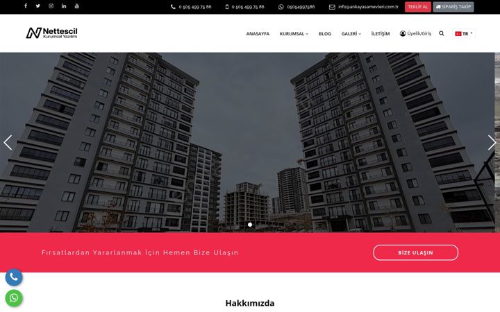 Screenshot of ankayasamevleri.com