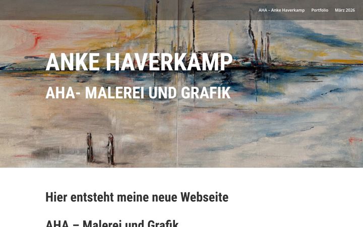 Screenshot of anke-haverkamp.de