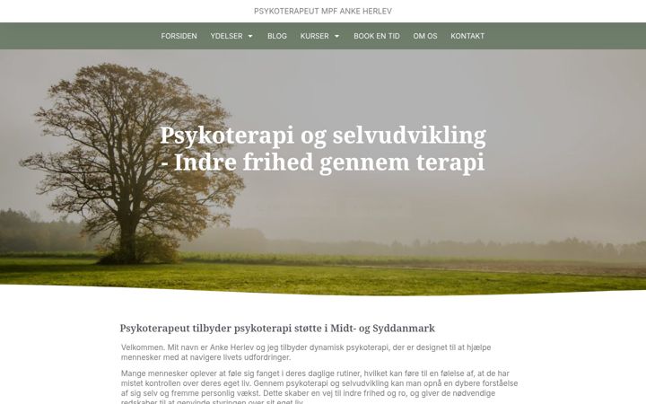 Screenshot of ankeherlev.dk