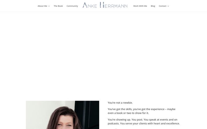 Screenshot of ankeherrmann.com
