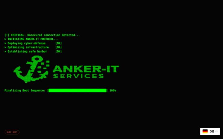 Screenshot of anker-it.eu